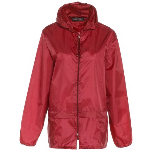 Kids Boys Girls Lightweight Rain Jacket Coat Hooded Pac A Way Showerproof Mac - Picture 6 of 8
