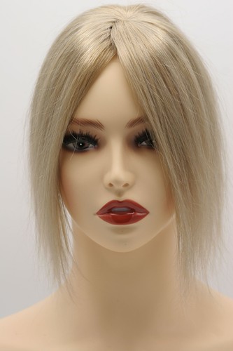 Topper de cabello humano para mujer Apexhairs mezcla rubia - Imagen 10 de 11