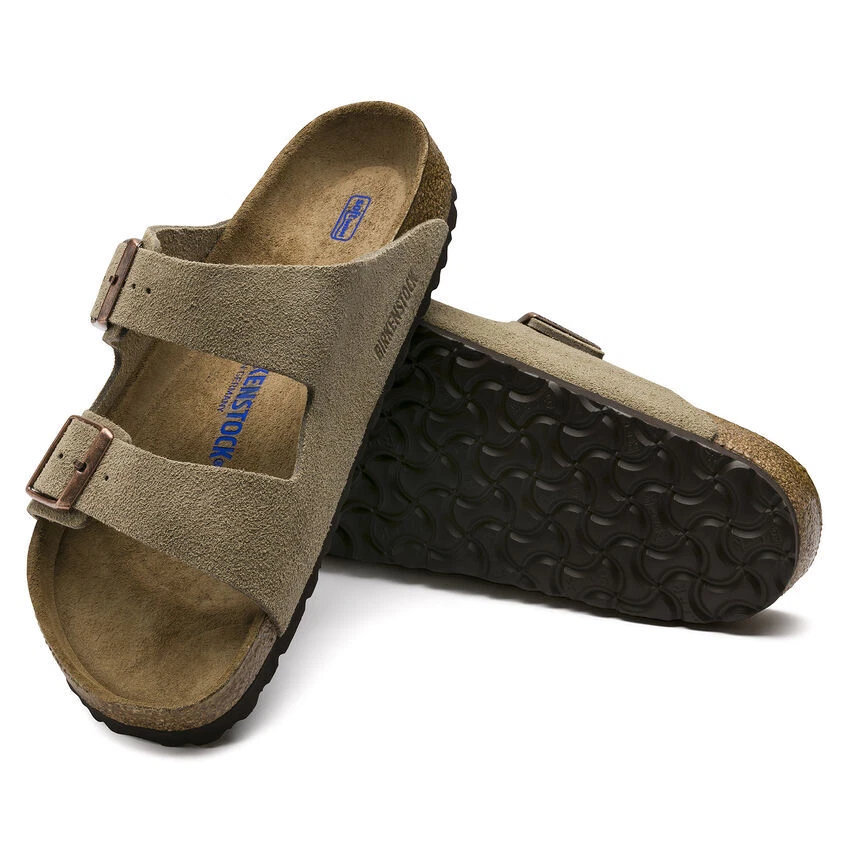 Birkenstock arizona sfb taupe sale