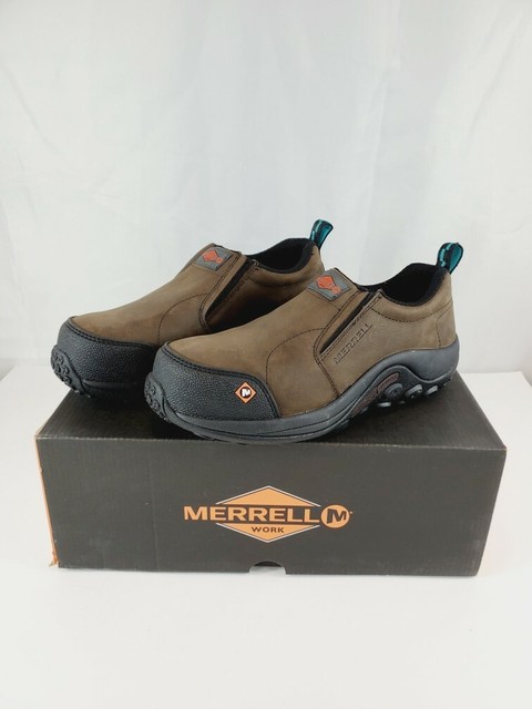 merrell slip on work shoes