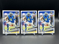 2023 Panini Donruss Football Jordan Fuller Base  #166 Los Angeles Rams Lot Of 3