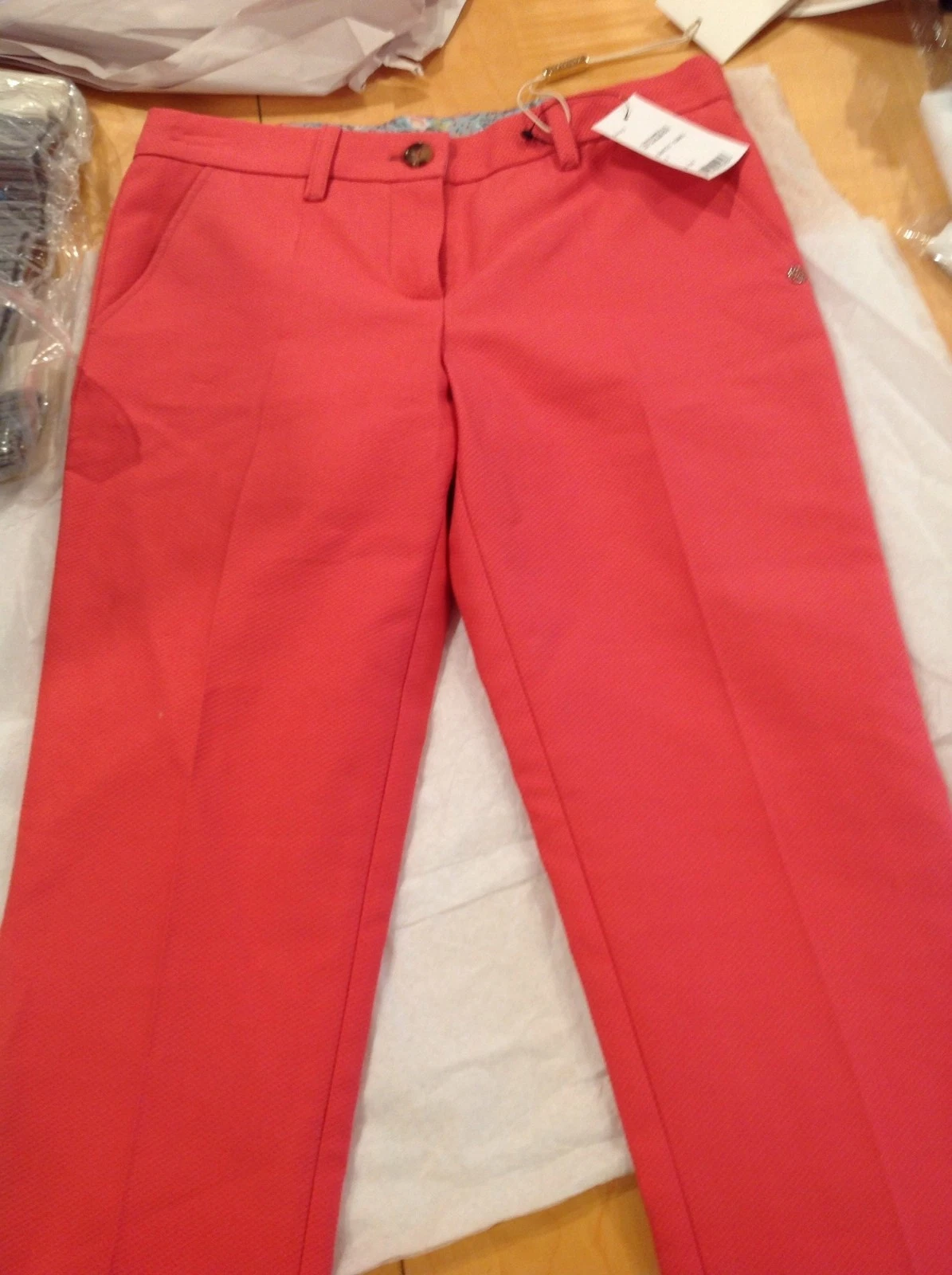 NOUVEAU PANTALON GUCCI SKINNY STRETCHY GG FILLES PIQUE JEANS TAILLE CORAL CADEAU