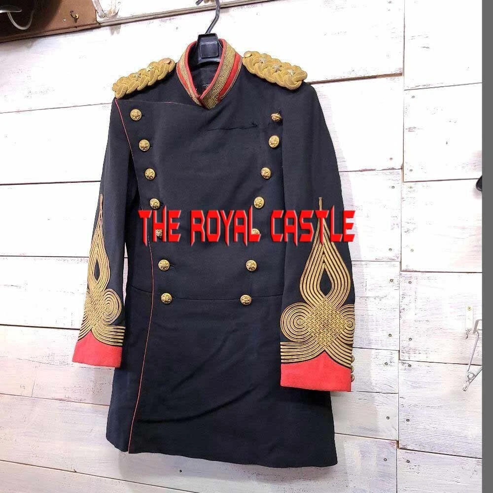 New Navy Blue Gold Braid Japanese Imperial Army Military Men Wool