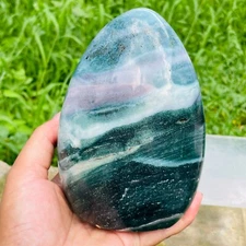 1514g Natural Colorful Ocean Jasper Crystal Freeform Display Specimen Healing