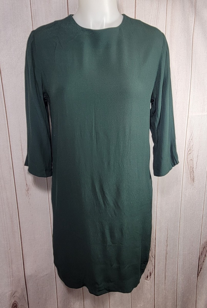 & Other Stories size 4 Emerald Green Mini Shift Dress | eBay