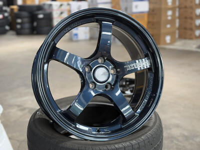 New 18x8.5 ET42 AOW GT BLUE (4 Wheel) 5x114.3 Honda Toyota Mazda Lexus Nissan