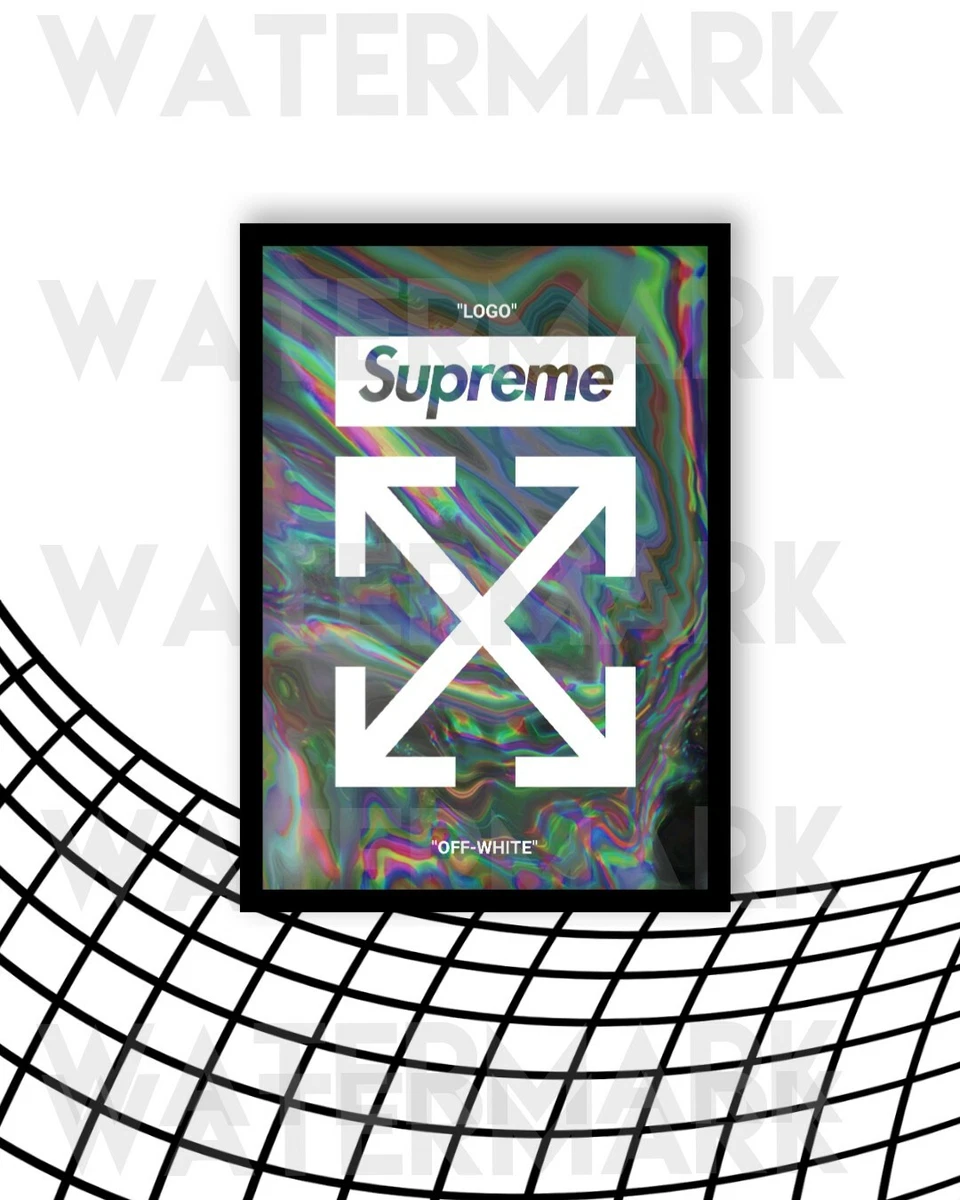 Supreme x off white wallpaper top