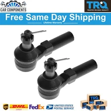 TRQ New Outer Tie Rod End Pair Set For 2001-2009 Ford XLT Mazda Tribute Mercury