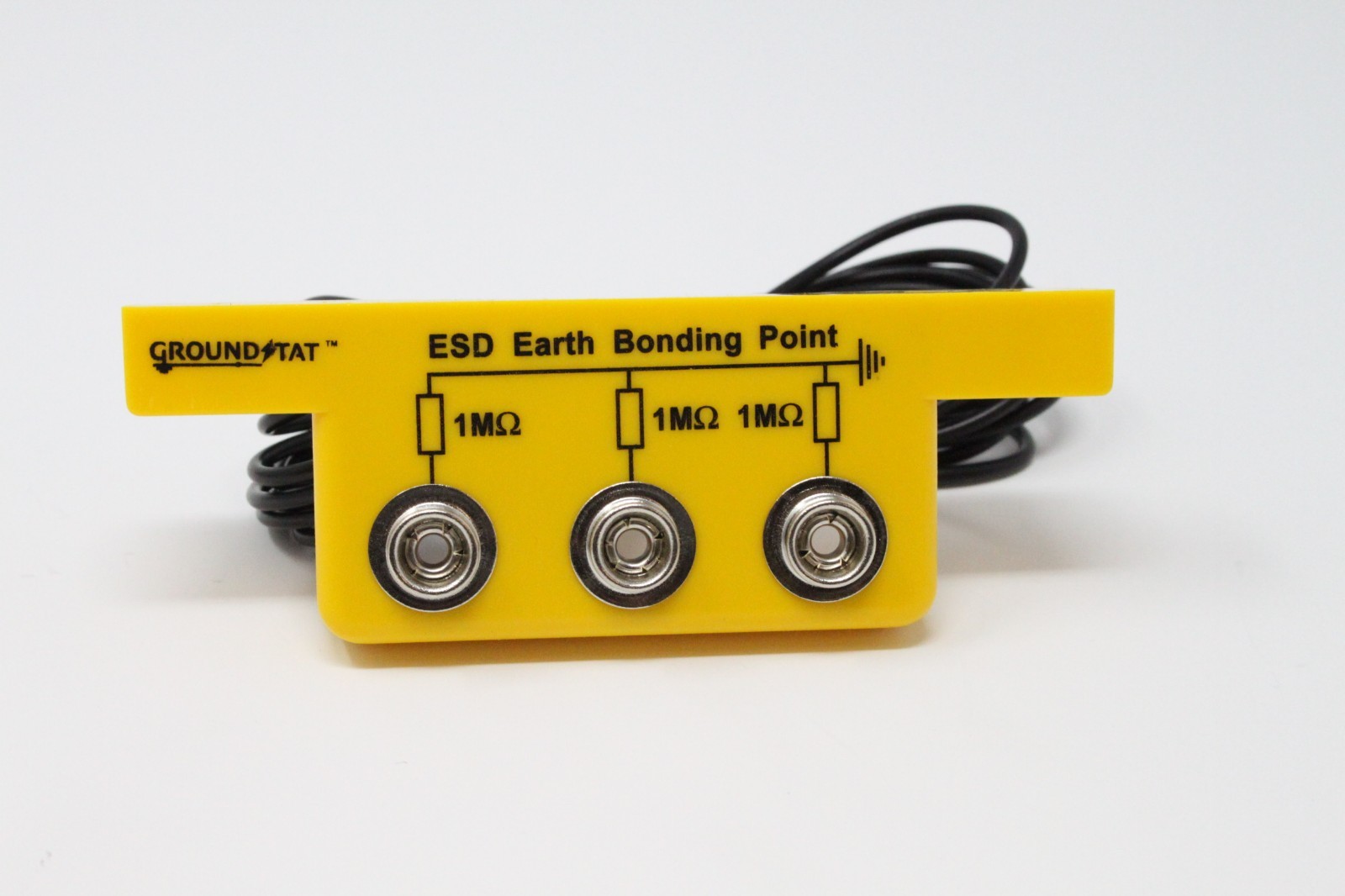 Anti Static ESD Grounding / Bonding Slim Line Bracket 3 x 10 mm Studs