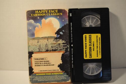 Cartoon Classics, Volume 2, Happy Face Home Video, Children cartoons, VHS video - Picture 2 of 3