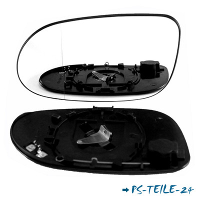 Spiegelglas für MERCEDES SLK-KLASSE R170 1997-2004 links asphärisch fahrerseite