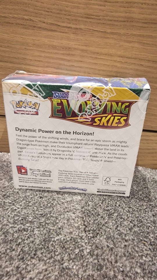 Pokemon Sword & Shield Evolving Skies 2021 36 Pack Factory Sealed