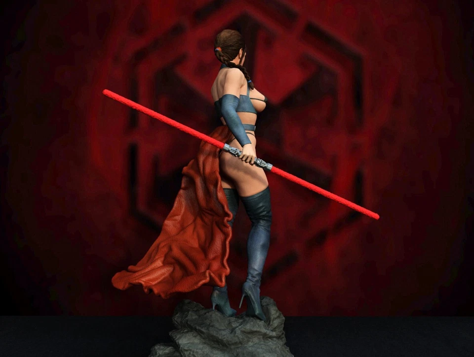 Figura Star Wars/Reyna Oscura/25cm/Pintada Pro Foto 3 de 4