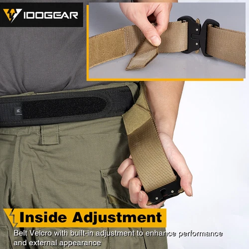 IDOGEAR 2" Taktischer Gürtel Schnellspanner Metallschnalle Laser MOLLE Herren Gürtel tarnfarben - Bild 9 von 21