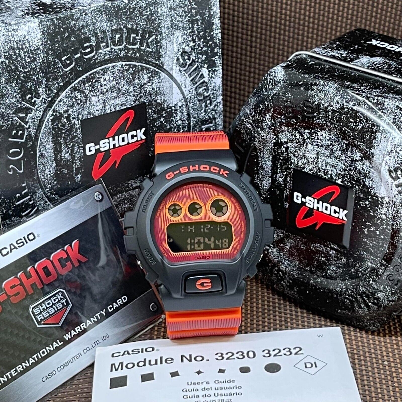 Casio G-Shock DW-6900TD-4D Time Distortion Fluorescent Color  