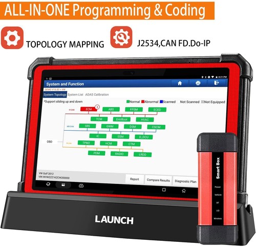 LAUNCH X431 PAD V PAD 5 PRO Car Diagnostic Scanner Tool ECU Programming ...