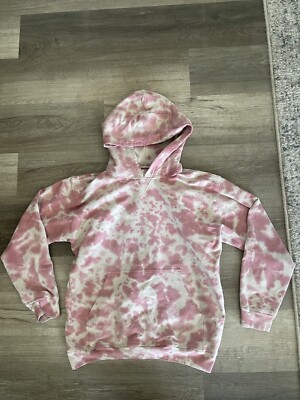 Lululemon All Yours Hoodie Marmoleado Tie Dye Brier Rose Womens Size 10