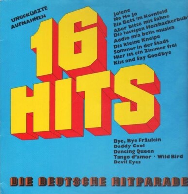 LP L.E. Williams, M.Kunze, a.o. 16 Hits - Die deutsche Hitparade Delta Music