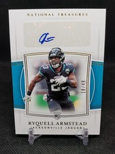 2019 Panini National Treasures Signatures #/49 Ryquell Armstead Rookie Auto RC