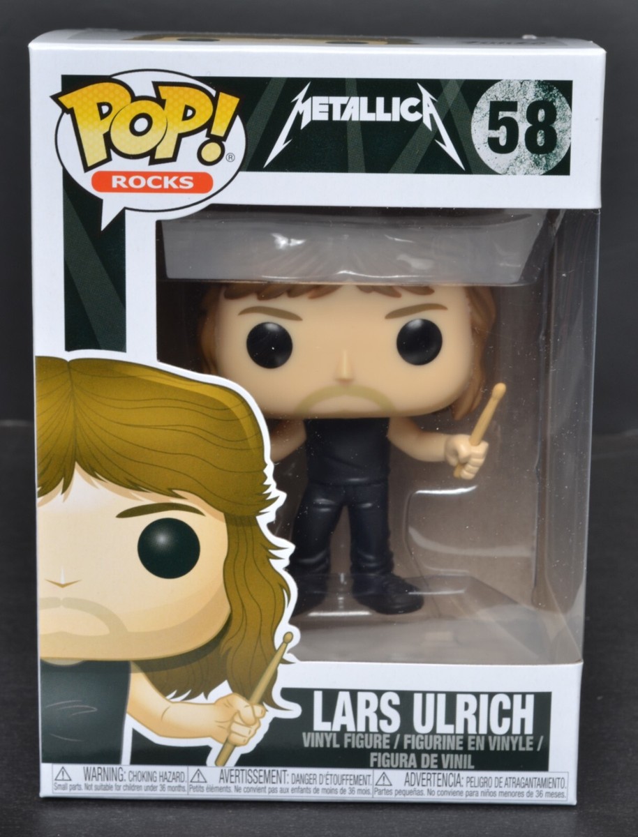 Funko Pop 'Rocks' METALLICA LARS ULRICH Vinyl Figure #58