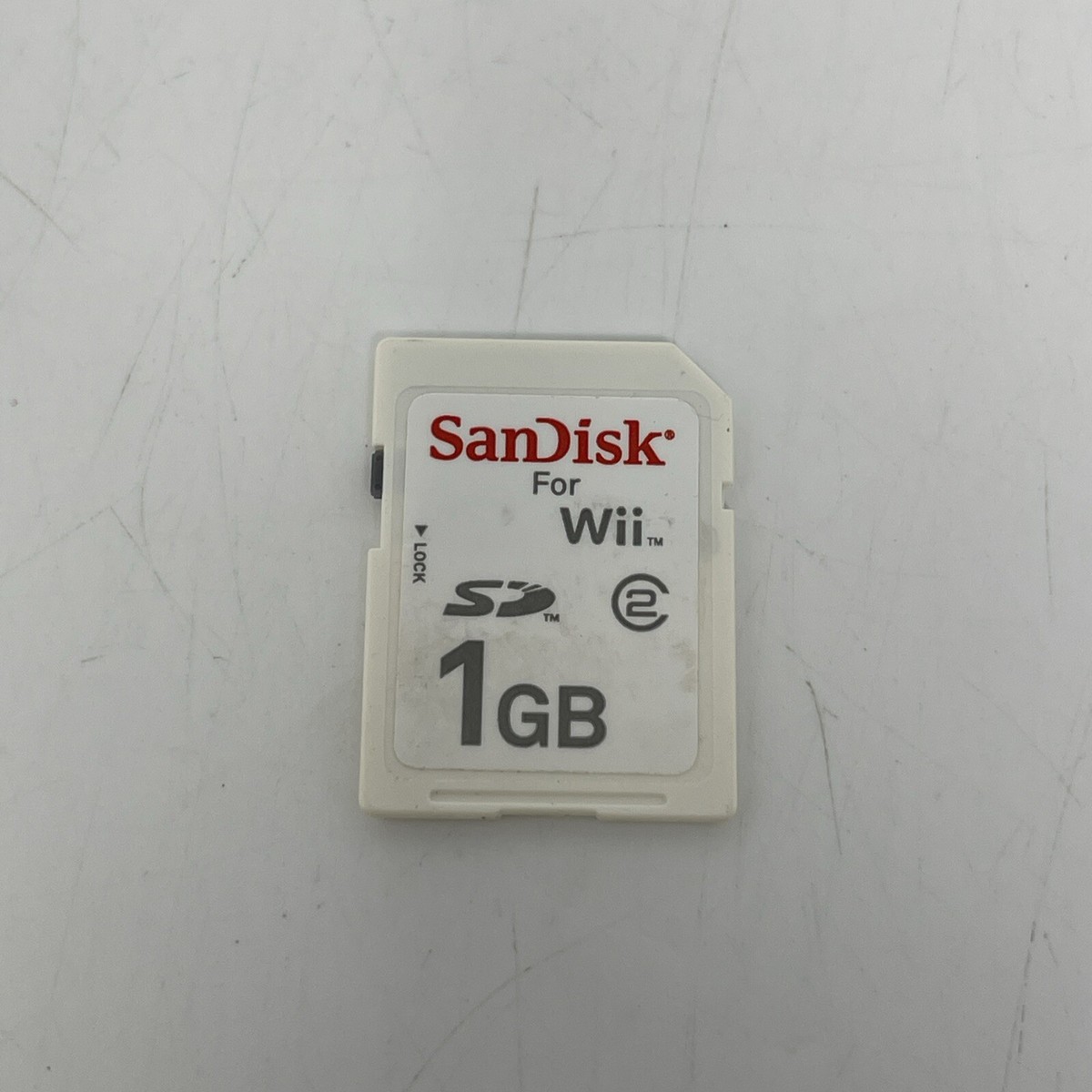 Official Nintendo Branded Sandisk 1GB 1.0GB SD Memory Card For Wii