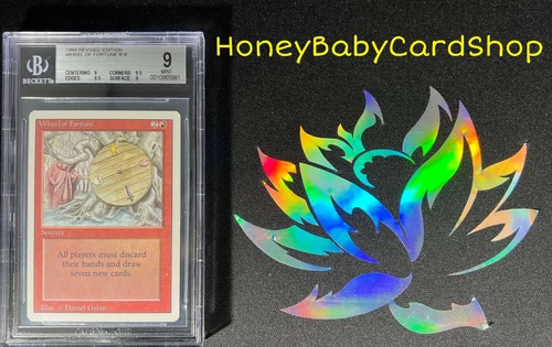 MTG 3rd Edition Revised 1994 Wheel of Fortune BGS 9.0Q++ (Quad++) Mint OldSchool - Picture 4 of 6