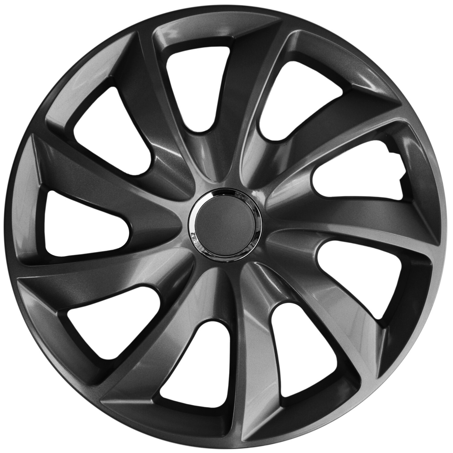 Enjoliveurs 17 pouces NRM Stig Graphite pour Look Sportif lors de vos Voyages