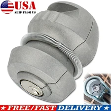 2" Tow Ball Trailer Coupler Hitch Lock Heavy-Duty Caravan  Anti Theft Security &