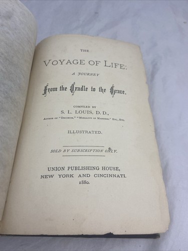 The Voyage Of Life-A Journey From Cradle To Grave(S.L. Louis)Hardcover Book/1880 - Picture 11 of 24