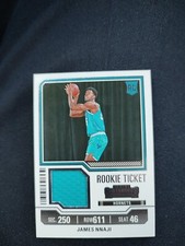 2023-24 Panini Contenders - Rookie Ticket Swatches #RTS-NNJ James Nnaji (MEM,...