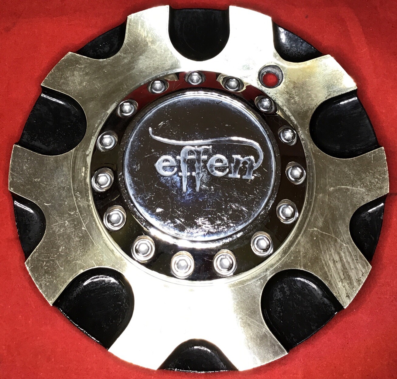 ONE Effen BLACK MACHINED Wheel Center Cap AFTERMARKET C501101MB C501201-1 8004