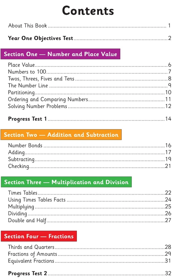 KS1 SATS Year 2 Maths & English Targeted Question Books with Answer Ages 6-7 CGP - Image 3 of 4