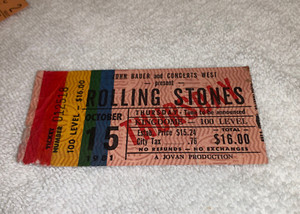 Rolling Stones 1981 Ticket for sale | eBay