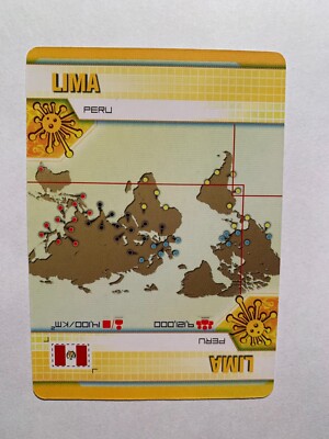 Pandemic LIMA City Card Game Replacement Piece Z- MAN GAMES 2013