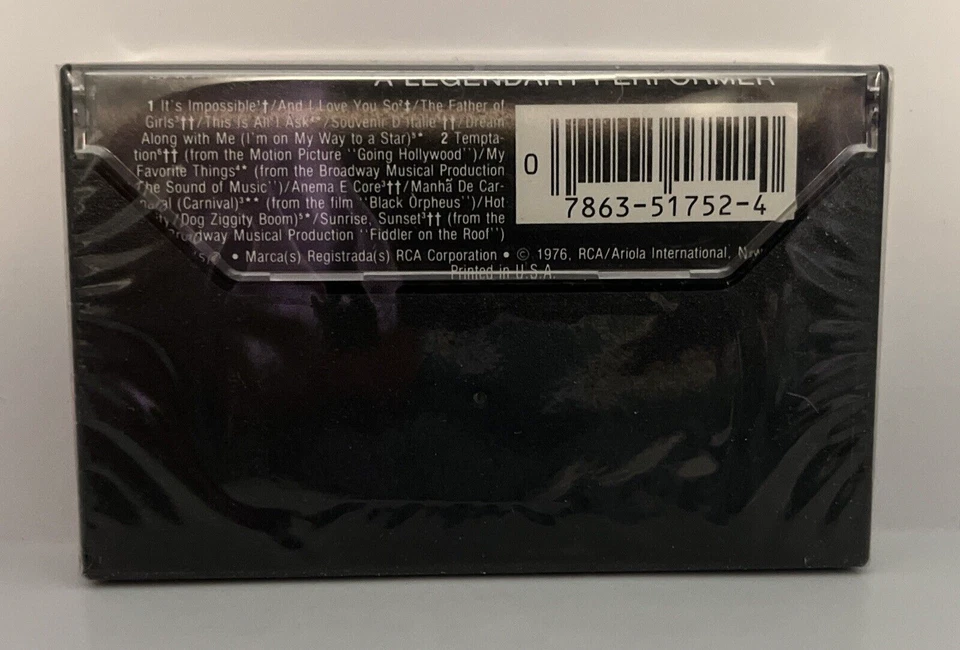 Perry Como - A Legendary Performer (Cassette tape) Factory Sealed! - Image 3 of 4