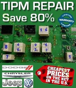 Tipm Totally Integrated Power Module Internal Fuel Pump Relay Service Ebay