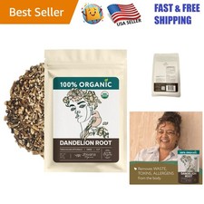 Organic Dandelion Root Tea   Detox, Gut Flora, Skin Benefits - 4 oz
