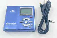 SHARP MD-DR7 Portable MiniDisc Recorder Player Japan Tested with USB Cable Used