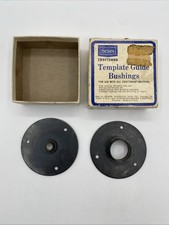 Craftsman 9-25069 Router Template Guide Bushings USA Vintage Set Of 2 Sears