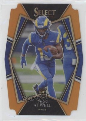 2021 Select Premier Level Orange Prizm Die-Cut /249 Tutu Atwell Rookie RC 0p9n