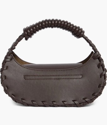 Cult Gaia Aiko Leather Top Handle Bag NWT Brown | eBay