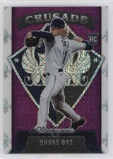 2022 Panini Chronicles Crusade Purple Mojo Prizm 21/99 Shane Baz #2 17ok
