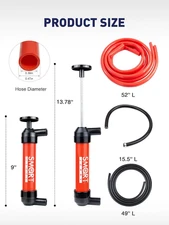 - Fluid Transfer Pump Automotive, Oil Transfer Pump, Hand Pump Siphon, Multi-...