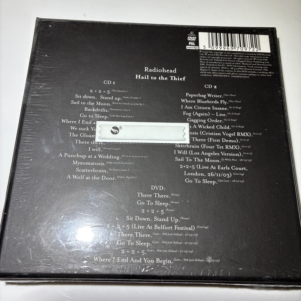 Radiohead - HAIL TO THE THIEF - Deluxe Edition CD/DVD 3 Disc Set Foto 2 de 2