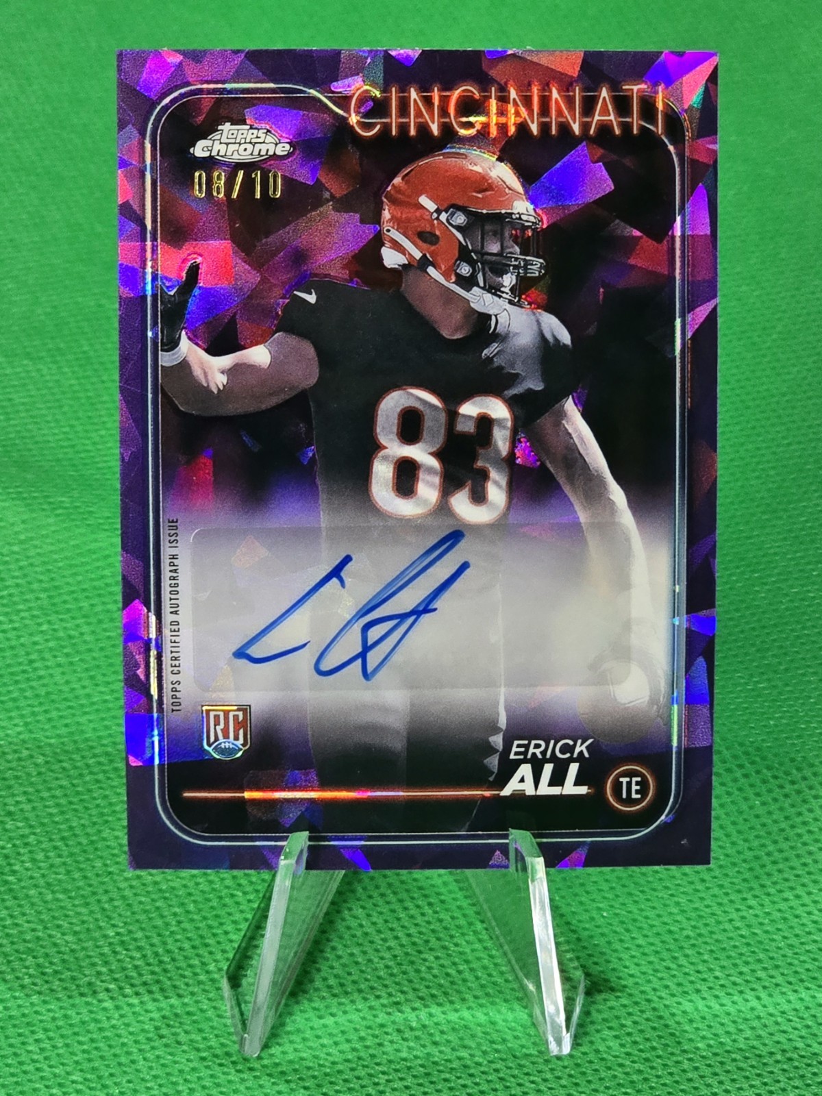 Erick All Topps Chrome Sapphire Rookie Autographs #RAEAL Purple