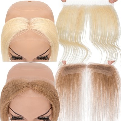 Full Lace Cover Up Remy Human Hair Extensions Women's Patches Hairpiece Topper