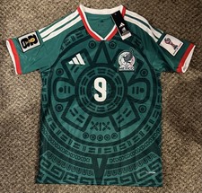 Mexico 2026 #9 Raul World Cup Replica Home Jersey Size Medium adidas