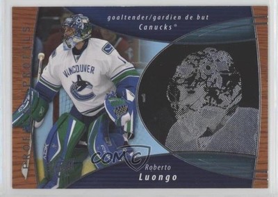 2008-09 Upper Deck McDonald's Restaurant Profiles Roberto Luongo #PRO1 HOF o4e