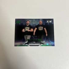 2023 Upper Deck AEW - Tag Teams Dax Harwood, Cash Wheeler #73 Green Pyro /349