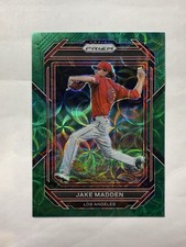 2023 Panini Prizm Green Scope Prizm /75 Jake Madden #61